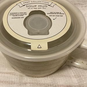 Ceramic, personal soup mug